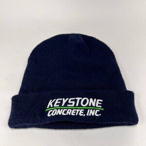 Keystone Concrete Beanie Skull Hat CapAmerica Ski Blue Knit Winter Outdoor Mens